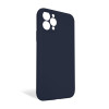 Чохол Full Silicone Case для Apple iPhone 11 Pro dark blue (08) закрита камера (без логотипу)