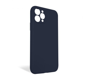 Чохол Full Silicone Case для Apple iPhone 11 Pro dark blue (08) закрита камера (без логотипу)