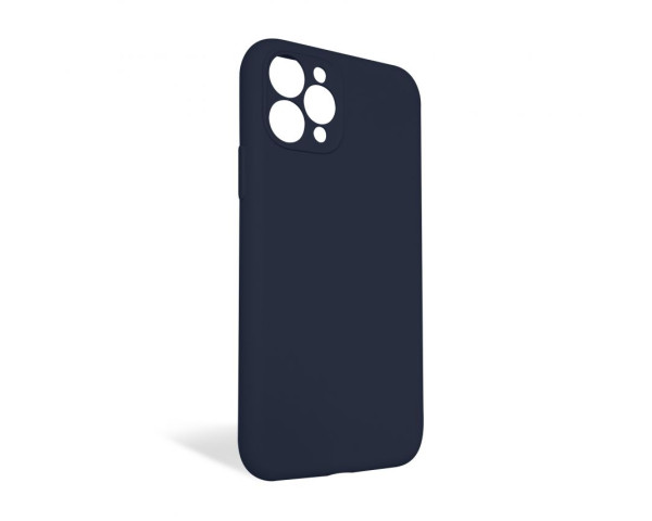 Чохол Full Silicone Case для Apple iPhone 11 Pro dark blue (08) закрита камера (без логотипу)