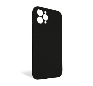 Чохол Full Silicone Case для Apple iPhone 11 Pro black (18) закрита камера (без логотипу)
