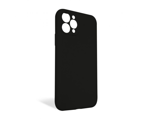 Чохол Full Silicone Case для Apple iPhone 11 Pro black (18) закрита камера (без логотипу)