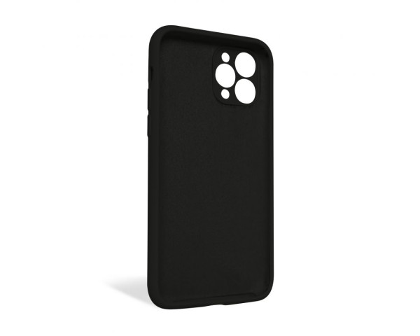 Чохол Full Silicone Case для Apple iPhone 11 Pro black (18) закрита камера (без логотипу)