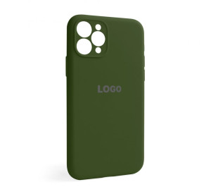 Чохол Full Silicone Case для Apple iPhone 11 Pro army green (45) закрита камера