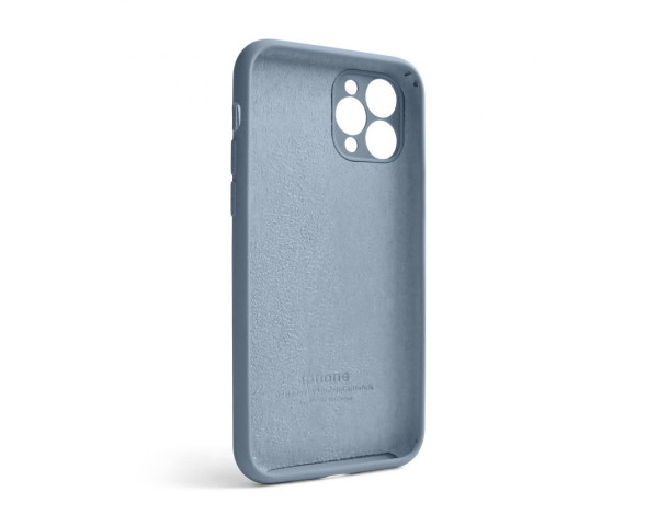 Чохол Full Silicone Case для Apple iPhone 11 Pro sierra blue (62) закрита камера