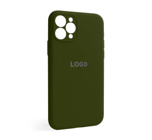 Чохол Full Silicone Case для Apple iPhone 11 Pro forest green (63) закрита камера