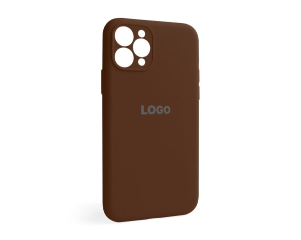 Чохол Full Silicone Case для Apple iPhone 11 Pro dark brown (75) закрита камера