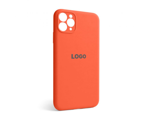 Чохол Full Silicone Case для Apple iPhone 11 Pro Max apricot (02) закрита камера