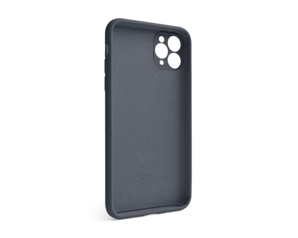 Чохол Full Silicone Case для Apple iPhone 11 Pro Max dark grey (15) закрита камера