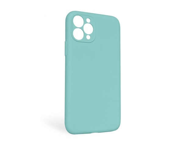 Чохол Full Silicone Case для Apple iPhone 11 Pro Max sea blue (21) закрита камера (без логотипу)