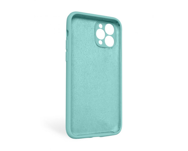 Чохол Full Silicone Case для Apple iPhone 11 Pro Max sea blue (21) закрита камера (без логотипу)