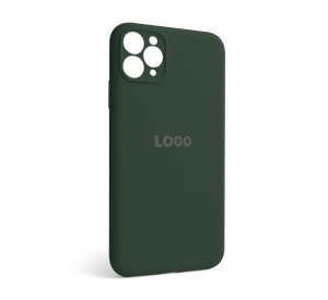 Чохол Full Silicone Case для Apple iPhone 11 Pro Max atrovirens green (54) закрита камера