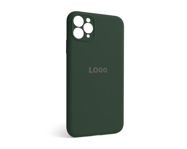 Чохол Full Silicone Case для Apple iPhone 11 Pro Max atrovirens green (54) закрита камера