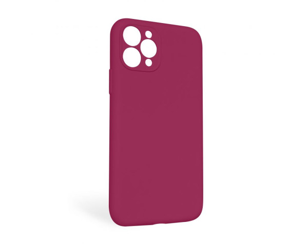 Чохол Full Silicone Case для Apple iPhone 11 Pro Max pomegranate (59) закрита камера (без логотипу)