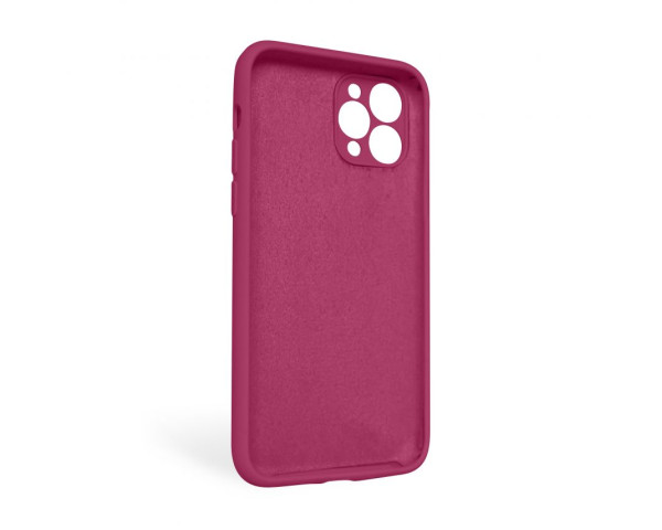 Чохол Full Silicone Case для Apple iPhone 11 Pro Max pomegranate (59) закрита камера (без логотипу)