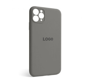 Чохол Full Silicone Case для Apple iPhone 11 Pro Max titanium grey (74) закрита камера