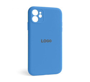 Чохол Full Silicone Case для Apple iPhone 12 royal blue (03) закрита камера