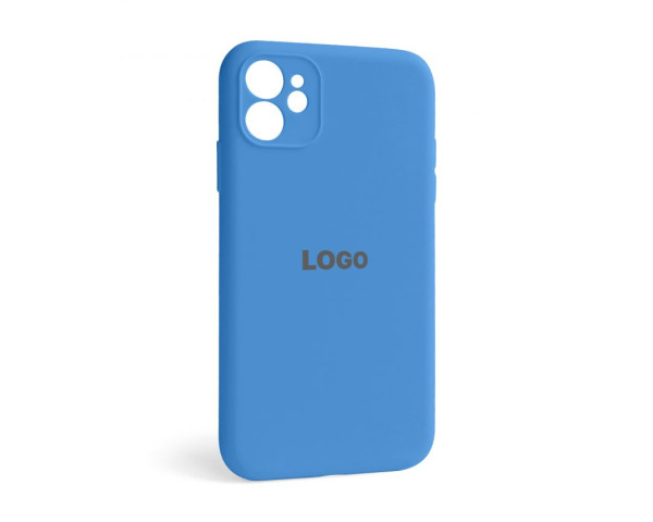 Чохол Full Silicone Case для Apple iPhone 12 royal blue (03) закрита камера