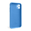 Чохол Full Silicone Case для Apple iPhone 12 royal blue (03) закрита камера