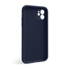 Чохол Full Silicone Case для Apple iPhone 12 dark blue (08) закрита камера