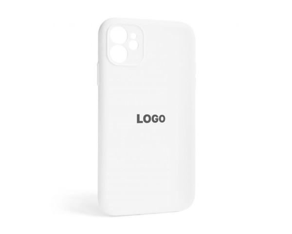 Чохол Full Silicone Case для Apple iPhone 12 white (09) закрита камера
