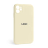 Чохол Full Silicone Case для Apple iPhone 12 antique white (10) закрита камера