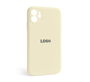 Чохол Full Silicone Case для Apple iPhone 12 antique white (10) закрита камера