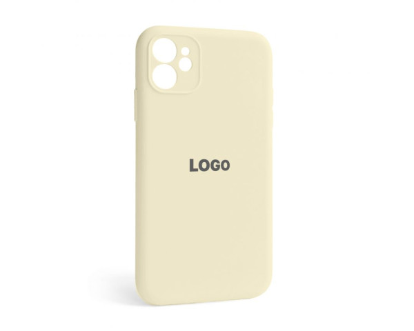 Чохол Full Silicone Case для Apple iPhone 12 antique white (10) закрита камера
