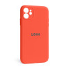 Чохол Full Silicone Case для Apple iPhone 12 orange (13) закрытая камера