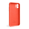 Чохол Full Silicone Case для Apple iPhone 12 orange (13) закрытая камера