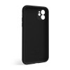 Чехол Full Silicone Case для Apple iPhone 12 black (18) закрытая камера