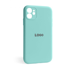 Чохол Full Silicone Case для Apple iPhone 12 sea blue (21) закрита камера
