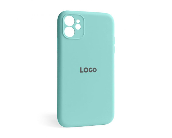 Чохол Full Silicone Case для Apple iPhone 12 sea blue (21) закрита камера