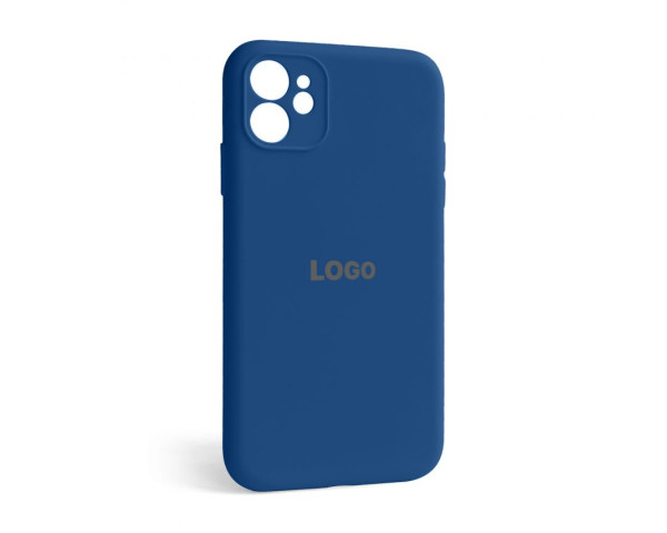 Чохол Full Silicone Case для Apple iPhone 12 blue cobalt (36) закрита камера