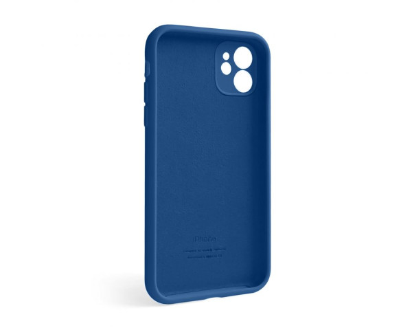 Чохол Full Silicone Case для Apple iPhone 12 blue cobalt (36) закрита камера