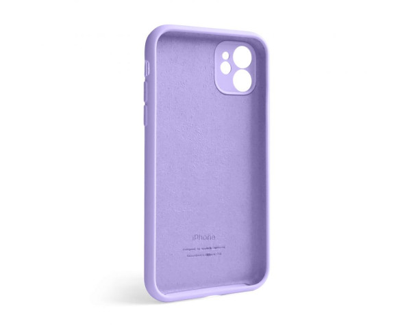 Чохол Full Silicone Case для Apple iPhone 12 lilac (39) закрита камера