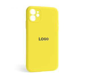 Чохол Full Silicone Case для Apple iPhone 12 canary yellow (50) закрита камера
