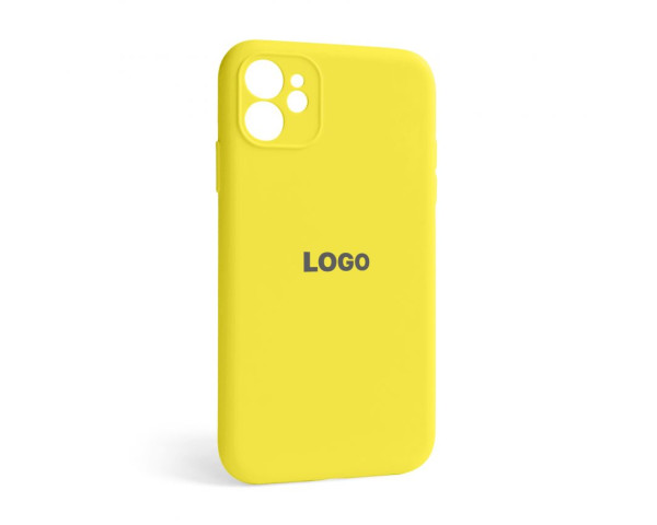 Чохол Full Silicone Case для Apple iPhone 12 canary yellow (50) закрита камера