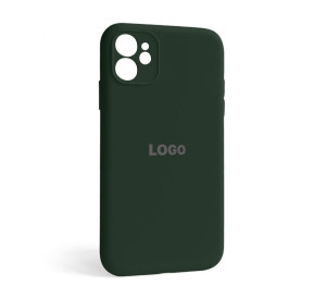 Чохол Full Silicone Case для Apple iPhone 12 atrovirens green (54) закрита камера
