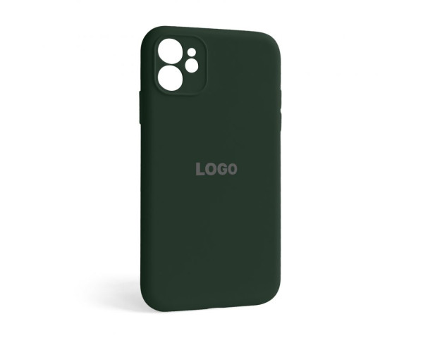 Чохол Full Silicone Case для Apple iPhone 12 atrovirens green (54) закрита камера