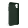 Чохол Full Silicone Case для Apple iPhone 12 atrovirens green (54) закрита камера