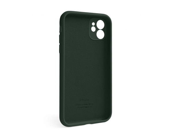 Чохол Full Silicone Case для Apple iPhone 12 atrovirens green (54) закрита камера