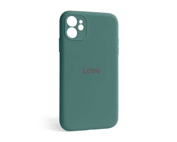 Чохол Full Silicone Case для Apple iPhone 12 pine green (55) закрита камера