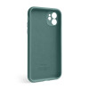 Чохол Full Silicone Case для Apple iPhone 12 pine green (55) закрита камера