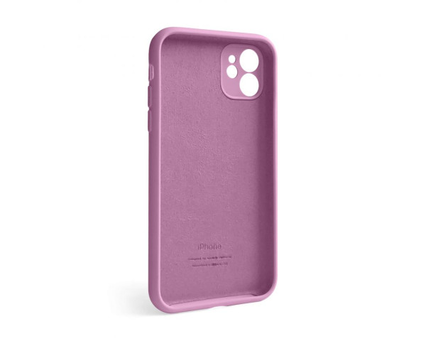 Чехол Full Silicone Case для Apple iPhone 12 blueberry (56) закрытая камера