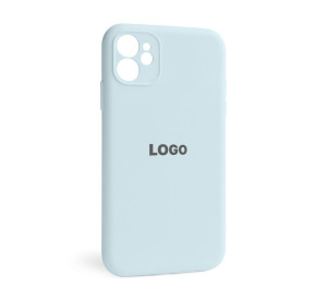 Чохол Full Silicone Case для Apple iPhone 12 sky blue (58) закрита камера