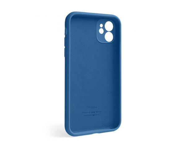 Чехол Full Silicone Case для Apple iPhone 12 blue horizon (65) закрытая камера