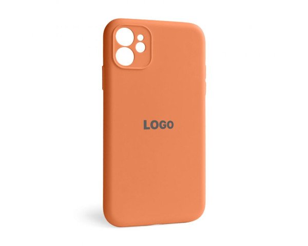 Чохол Full Silicone Case для Apple iPhone 12 new peach (66) закрита камера