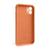 Чохол Full Silicone Case для Apple iPhone 12 new peach (66) закрита камера