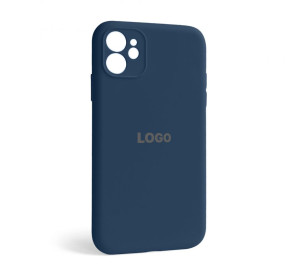 Чохол Full Silicone Case для Apple iPhone 12 deep navy (68) закрита камера