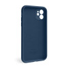 Чехол Full Silicone Case для Apple iPhone 12 deep navy (68) закрытая камера